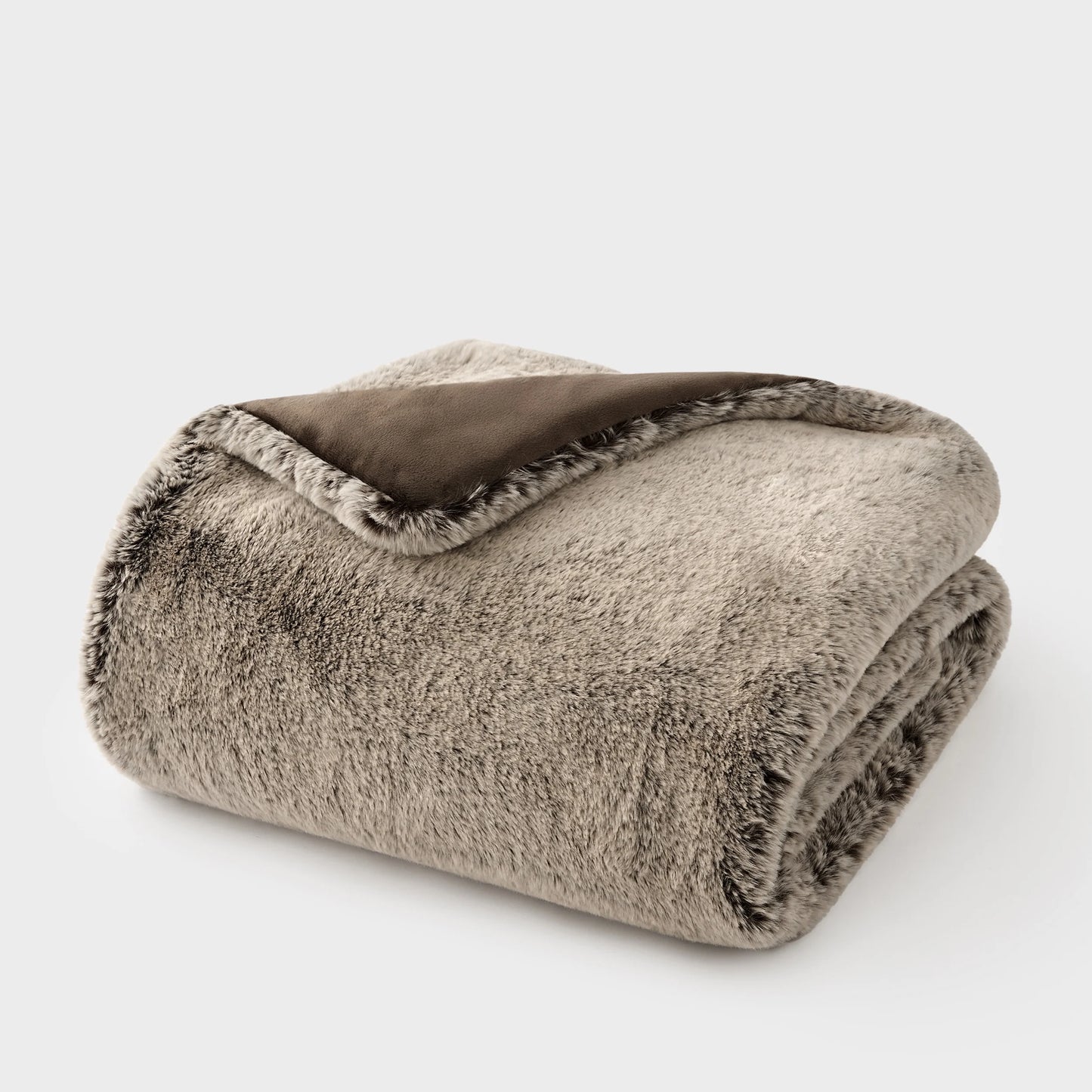 Luxury Mink Faux Fur Throw, 50"X60"