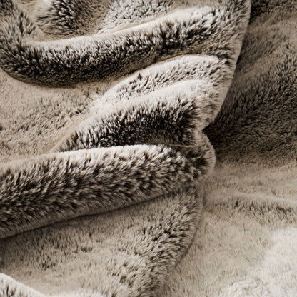 Luxury Mink Faux Fur Throw, 50"X60"